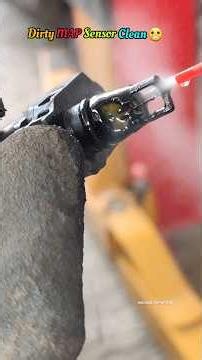 Dirty MAP Sensor Cleaning | Restore Engine Performance😬
