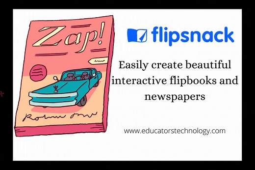 Flipsnack - A Great Tool to Create Interactive Flipbooks - Educators Technology