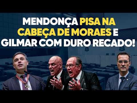 Mendonça delivers a harsh message to Moraes and Gilmar! Watch the video!