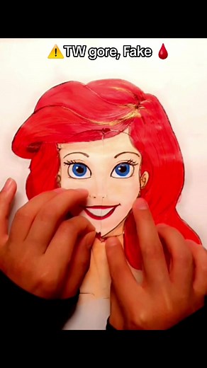 Creepy Ariel Drawing - Disney Horror Art