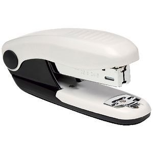 J.Burrows Antimicrobial Metal Half Strip Stapler White