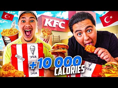 ON MANGE TOUTE LA CARTE KFC EN TURQUIE ! (+10 000 calories)