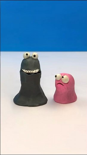 Funny Clay Monster Transformations: Stop-Motion Animation 2025 | Hilarious Plasticine Blobs