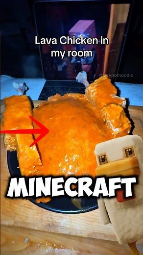 How to make LAVA CHICKEN from Minecraft 😱