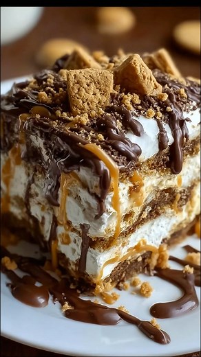 14K views · 428 reactions | Peanut Butter Cookie Lasagna Ingredients: For the Cookie Base 24–28 peanut butter cookies (Nutter Butter, homemade, or any soft peanut butter cookie) 1/3 cup milk (for dipping the cookies) Recipe in First Coʍmеոτ  Enjoy ❤️ | Fantastic Recipes | Facebook