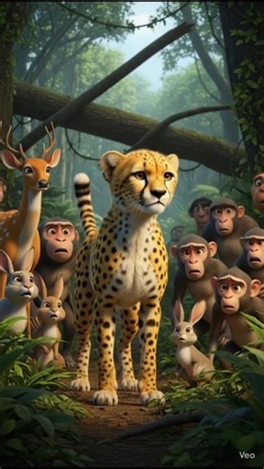 A cheetah helped all the animals in the forest#shorts#viral#youtubeshorts#shortsvideo