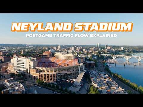 NEW Neyland Stadium Postgame Traffic Flow Explained