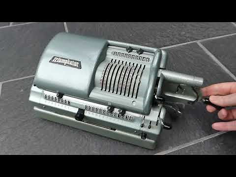 The Triumphator CRN2 pinwheel mechanical calculator