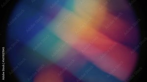 Swirling gradients of warm and cool tones form a luminous and ethereal light leak effect.