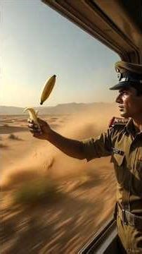 "सैनिक खा रहा था केला फिर जो हुआ"#ai#hindikahani