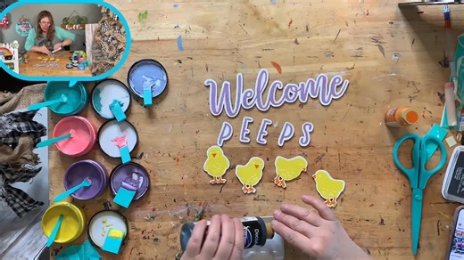 Welcome Peeps Sign | DIY Crafts With Dar