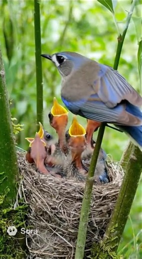 Bird Eating - Satisfying Crunch ASMR #shorts