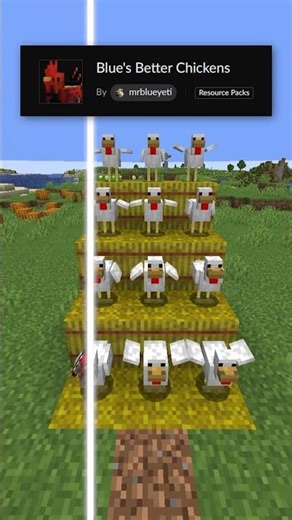 ✅Better chickens Resource Pack for Minecraft 1.21