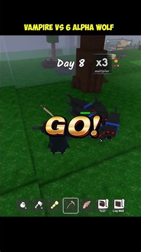 Vampire VS 6 Alpha Wolf | 99 Nights In The Forest