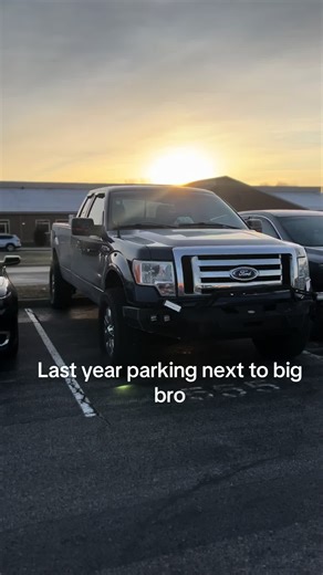 @Lifted5.0 last year next to big dog #f150 #ford #coyote #xlt #squattedtrucks🤢