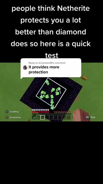 Netherite vs Diamond Armor: A Protective Test in Minecraft