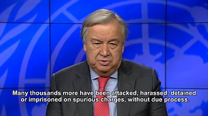 12K views · 529 reactions | "Reporting is not a crime. Together, let's stand up for journalists, for truth and for justice." -- UN Secretary-General António Guterres on Friday's International Day to #EndImpunity for Crimes against Journalists. | United Nations | Facebook
