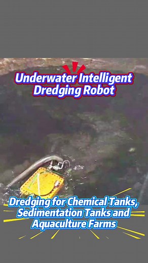 Grit Chamber Robot Dredging for Municipal Sewage Treatment Plants #Replacing Manual Dredging #Underwater Dredging Robot #Robot Dredging #Sewage Plant Dredging #Chemical Tank Dredging
