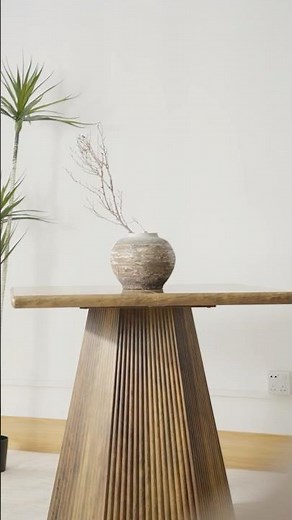 Tribesigns Wooden Small Square Table: Rustic Charm 🌿