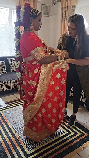 Beautiful tamil bride Loved her bridal makeover Unique brides by Arthie Whatsapp 073 9931267 | Arthie Sugrib