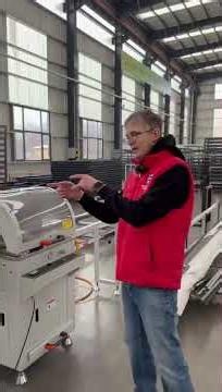 JMD Aluminium Machine: Glass bead cutting saw #aluminium#windowdoor
