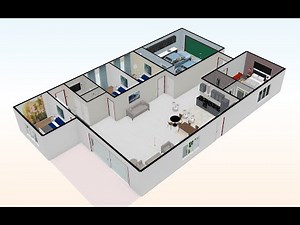 Floor planner - 4 bed room house