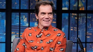 Michael Shannon talks about performing R.E.M. songs with Jason Narducy on tour, playing President Garfield in the series Death by Lightning and filming a Nuremberg scene with Russell Crowe in one take. | Late Night with Seth Meyers