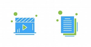 Video Player and Document Icon