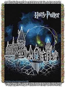 Northwest Harry Potter Woven Tapestry Throw Blanket, 48" x 60", Castle