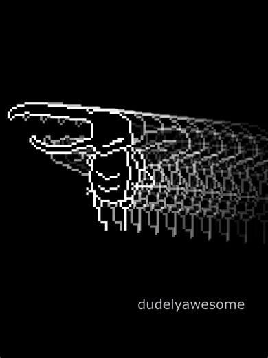 Black Beetles (funnily enough i only knew how to recreate these visuals in unity) . . . #deltarune #undertale #roaringknight #guccimane #raesremmurd