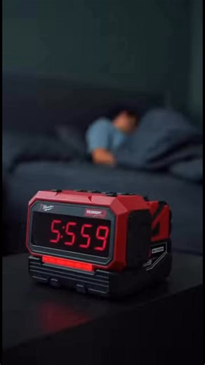 M18 alarm clock! #milwaukee #alarmclock | Unhinged AI