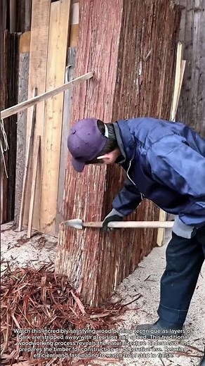 Wood Peeling Process