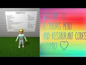 CAFE BLOXBURG CODES (2018)