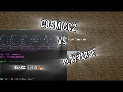 CosmicC2 vs PlayVerse BBHost Protection | DDOS | MINECRAFT | BEST BYPASS | C2 |