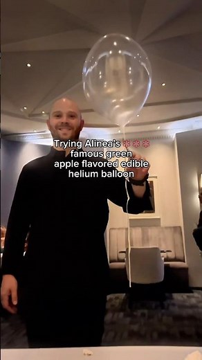 ALINEA 3 MICHELIN Stars Chicago Edible Helium Ballon #chicago #chicagoeats #chicagofood #michelin