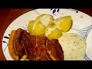 Danish National Dish: Fried Pork/Bacon w. Parsley Sauce - Recipe # 3