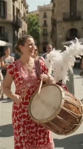 Flash Mob Dhak Drums 01