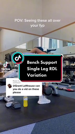 Single Leg Bench RDL Variation | Bench Supported RDL