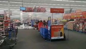 #BREAKING view inside North Bay’s Wal-Mart as smoke is visible. Fire crews are on scene. YourTV | Yourtv North Bay