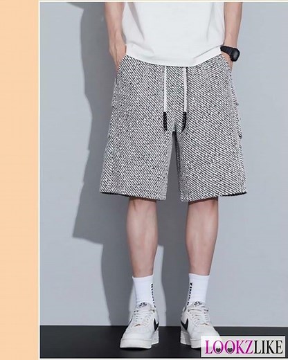 Men's Plus Size Drawstring Loose Fit Shorts