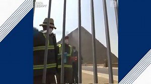 Egypt begins sanitizing pyramids