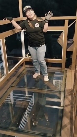 Mini Walk Glass with the nice view| PEDING'S TV #fyp #nocopyright #highlights #fypyoutube #explore