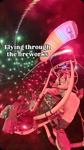 12K views · 525 reactions | We flew through the fireworks right at midnight on NYE 﫣 This was my first night flight, my first time flying inside of fireworks, and my first time flying from one year into another! What an unreal experience that I’ll never forget — such an incredible way to ring in the new year! . . . #paramotor #extremesport #flying #ppc #fireworks | Sarah Spring | Facebook