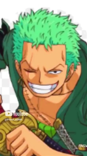 ASMR ONE PIECE ZORO CARECA#ASMR #onepiece