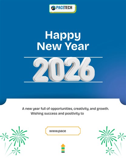 Welcome 2026! As we step into a new year, all of us at PaceTech are grateful for the trust, collaboration, and innovation that defined the year gone by. 2025 challenged us to think smarter, build stronger, and move faster, and together with our clients, partners, and team, we delivered technology that makes a real impact. Happy New Year from Team PaceTech! #HappyNewYear #PaceTech #Technology #Innovation #DigitalTransformation #Teamwork #NewBeginnings | Pace Technologies