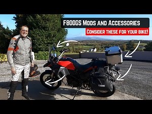 BMW F800GS Adventure Modifications and Accessories you should buy!