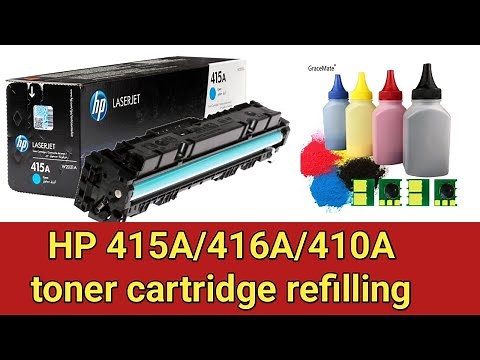 How to toner cartridge refill,recycle,reuse.HP toner cartridge 415A refilling.hp printer refill2022