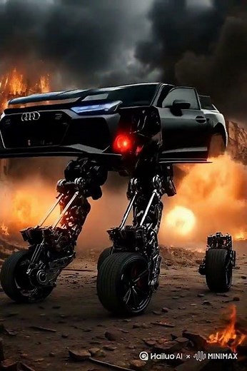 "Audi Transformer Found in a Lost City! 😱🚗🤖"