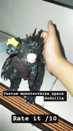 custom monsterverse space Godzilla #godzilla #godzilla #animatic #space #spacegodzilla #kaiju