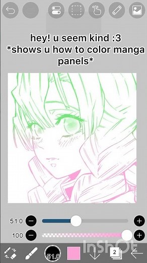 How to color manga panels!#art#artedigital #artcommunity#drawing #ibispaintx#digitalart#artist